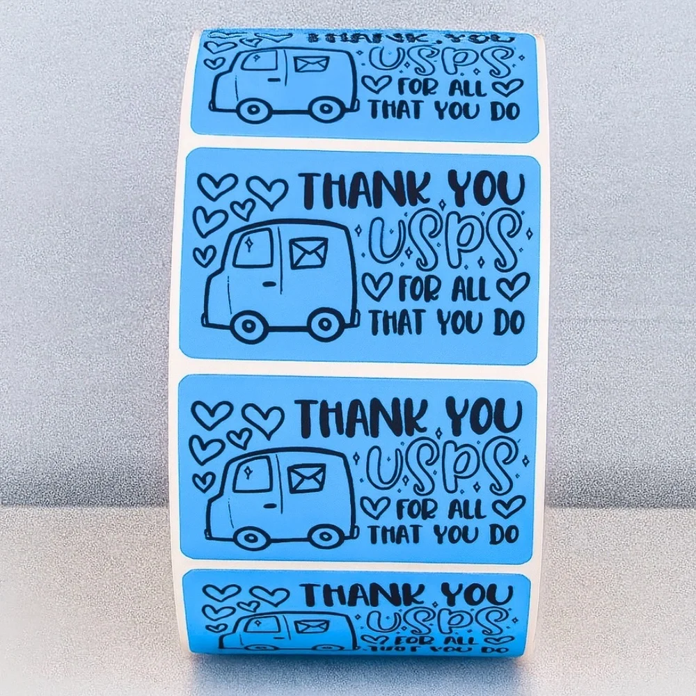 Thank You USPS Stickers – Mail Carrier Appreciation Labels for Packages 2